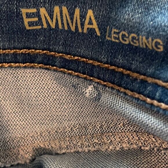 DL1961 🌻Women's Blue Light Wash Low-Rise Leggings Skinny Jeans Size 27 - Picture 9 of 11